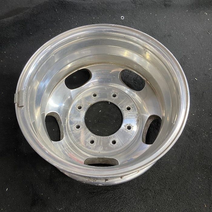 17" FORD F350SD PICKUP 05-16 17x6.5 DRW 5 oval openings forged polished aluminum rear outer Original OEM Wheel Rim