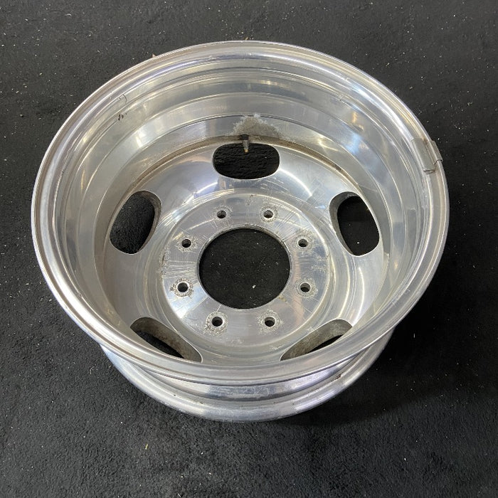 17" FORD F350SD PICKUP 05-16 17x6.5 DRW 5 oval openings forged polished aluminum rear outer Original OEM Wheel Rim