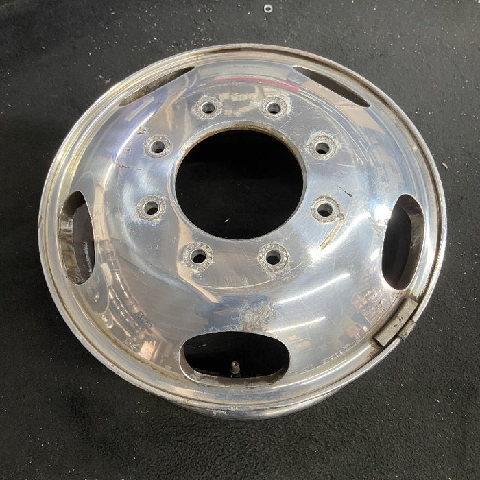 17" FORD F350SD PICKUP 05-16 17x6.5 DRW 5 oval openings forged polished aluminum frt Original OEM Wheel Rim