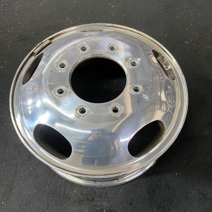 17" FORD F350SD PICKUP 05-16 17x6.5 DRW 5 oval openings forged polished aluminum frt Original OEM Wheel Rim