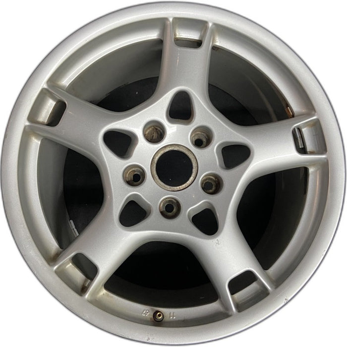 19" PORSCHE 911 05 997 model 19x11 rear 5 spoke w/notches ends Original OEM Wheel Rim