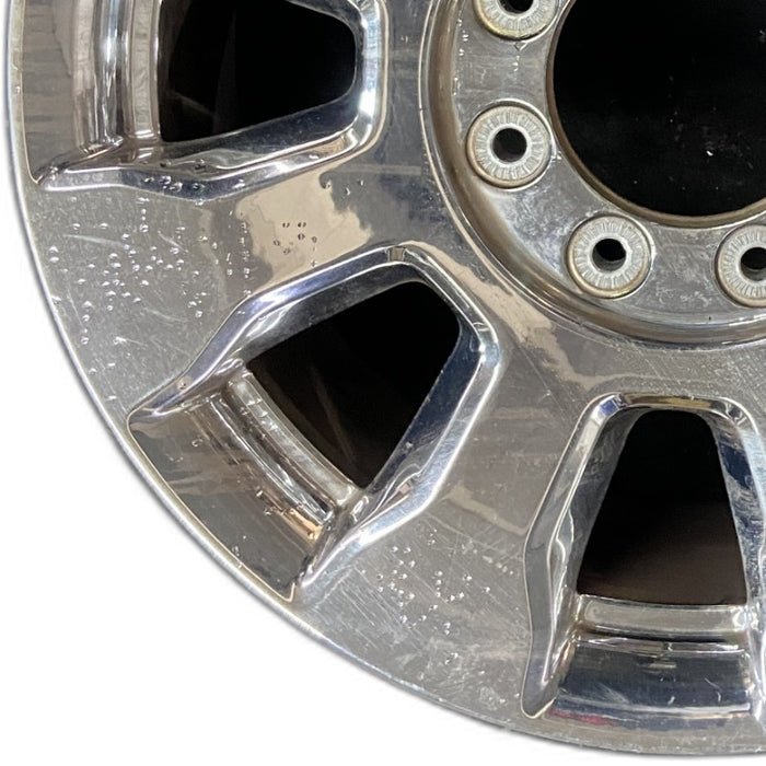 20" FORD F250SD PICKUP 17 20x8 aluminum TPMS 8 spoke chrome 8" center cap ID HC3C-1007-GA Original OEM Wheel Rim