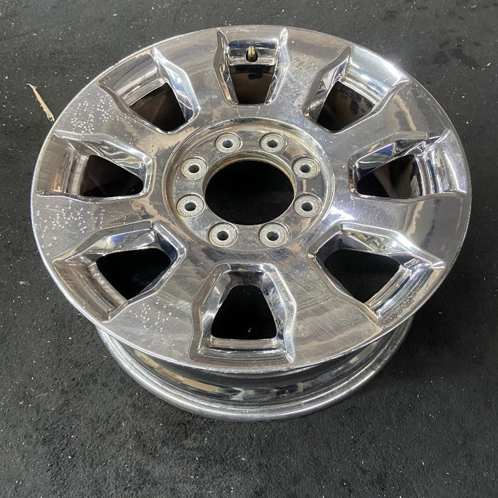 20" FORD F250SD PICKUP 17 20x8 aluminum TPMS 8 spoke chrome 8" center cap ID HC3C-1007-GA Original OEM Wheel Rim