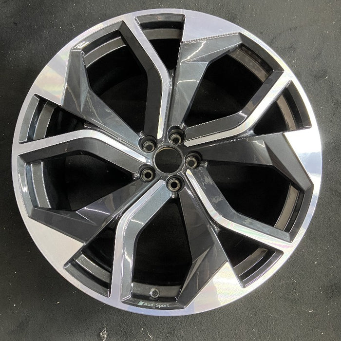 23" AUDI RSQ8 20-24 23x10.5 alloy 5 Y spoke machined dark gray Original OEM Wheel Rim