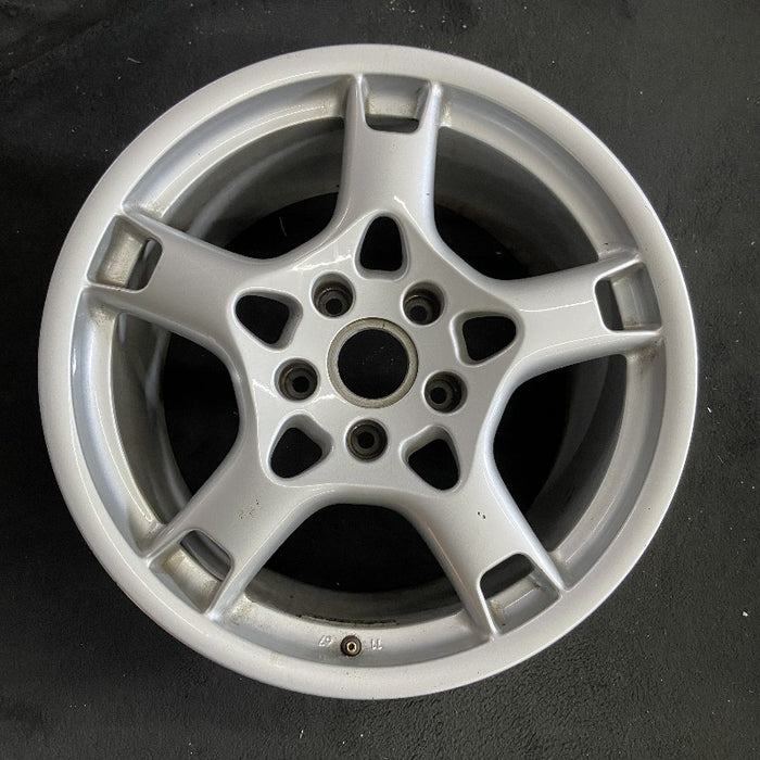 19" PORSCHE 911 05 997 model 19x11 rear 5 spoke w/notches ends Original OEM Wheel Rim