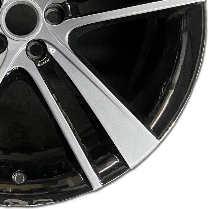 20" F TYPE 14-17 20x10.5 alloy 5 split spoke wide narrow spoke black Original OEM Wheel Rim