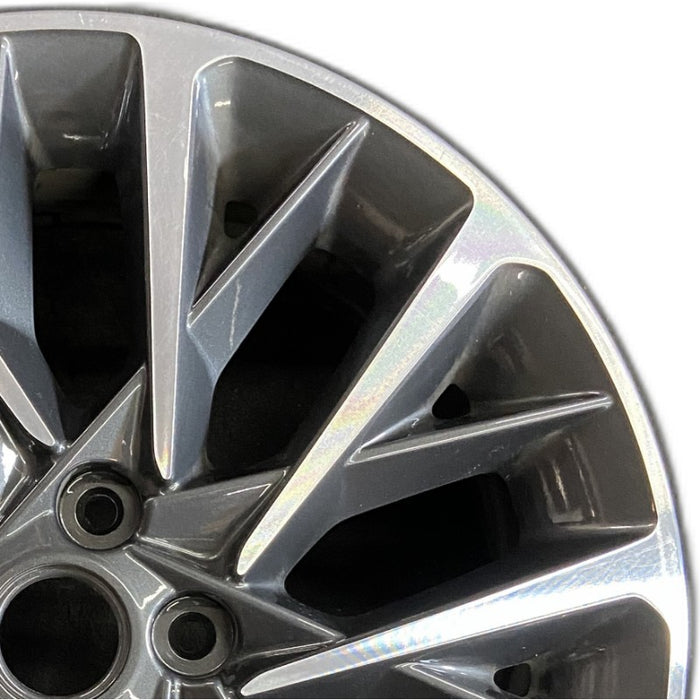 18" SONATA 20 gasoline 18x7.5 alloy gray inlay ID 52910L0310 Original OEM Wheel Rim