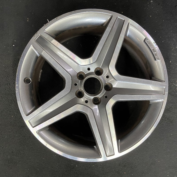 19" MERCEDES GLA-CLASS 15-17 156 Type GLA250 19x8 5 spoke machined face with silver pockets Original OEM Wheel Rim