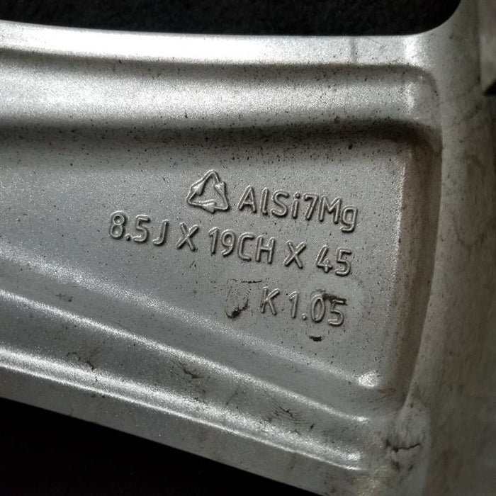 19" ROVER VELAR 18-20 19x8-1/2 5 spoke alloy  silver Original OEM Wheel Rim