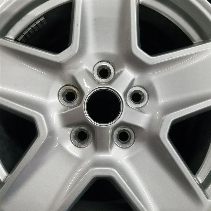 17" JEEP GLADIATOR 20 17x7-1/2 aluminum 5 spoke solid spoke w/recessed spoke opt WAC tech silver Original OEM Wheel Rim