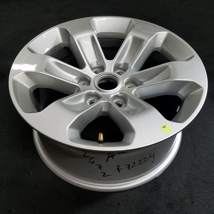 18" CHRYSLER DODGE 1500 PICKUP 19-21 new style 6 lug wheel 18x8 aluminum road wheel 6 spoke opt WBC painted Original OEM Wheel Rim