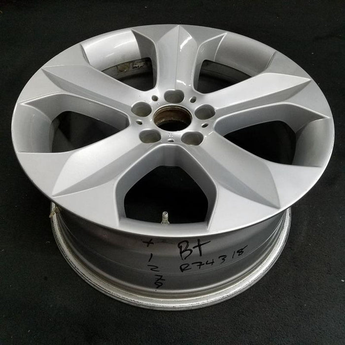 19" BMW X6 08-09 19x9 alloy front 48mm offset 5 spoke wide groove spoke Original OEM Wheel Rim