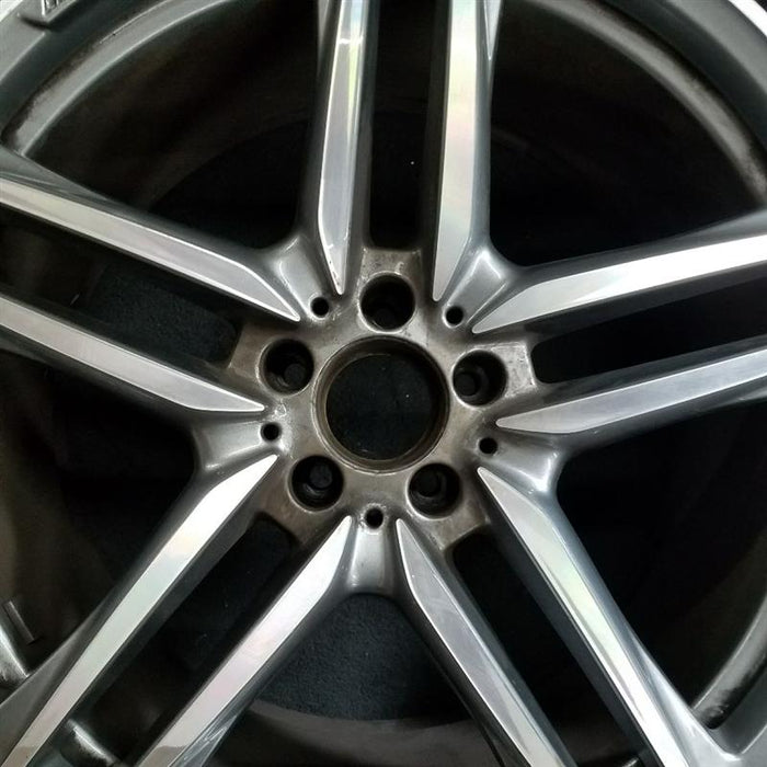 20" MERCEDES E-CLASS 18-19 213 Type sedan  wag Sedan E63s 20x9-1/2 10 spoke machined face with gray  pockets Original OEM Wheel Rim