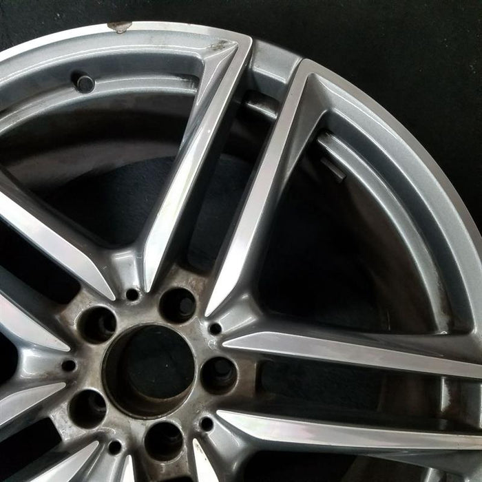 20" MERCEDES E-CLASS 18-19 213 Type sedan  wag Sedan E63s 20x9-1/2 10 spoke machined face with gray  pockets Original OEM Wheel Rim