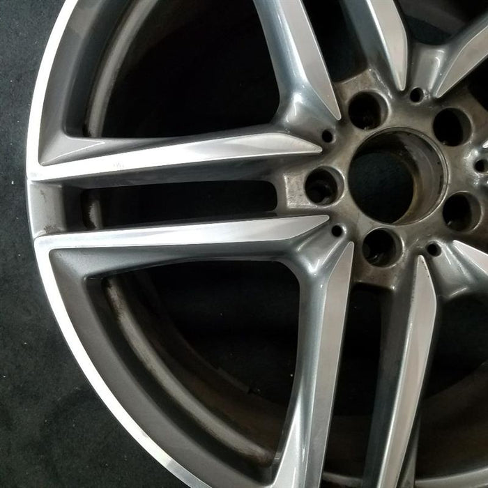 20" MERCEDES E-CLASS 18-19 213 Type sedan  wag Sedan E63s 20x9-1/2 10 spoke machined face with gray  pockets Original OEM Wheel Rim