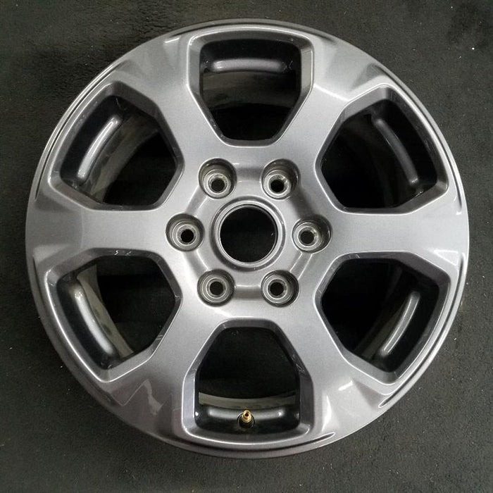 17" FORD BRONCO 21-22 17x7-1/2 aluminum 5 spoke gray carbized Original OEM Wheel Rim