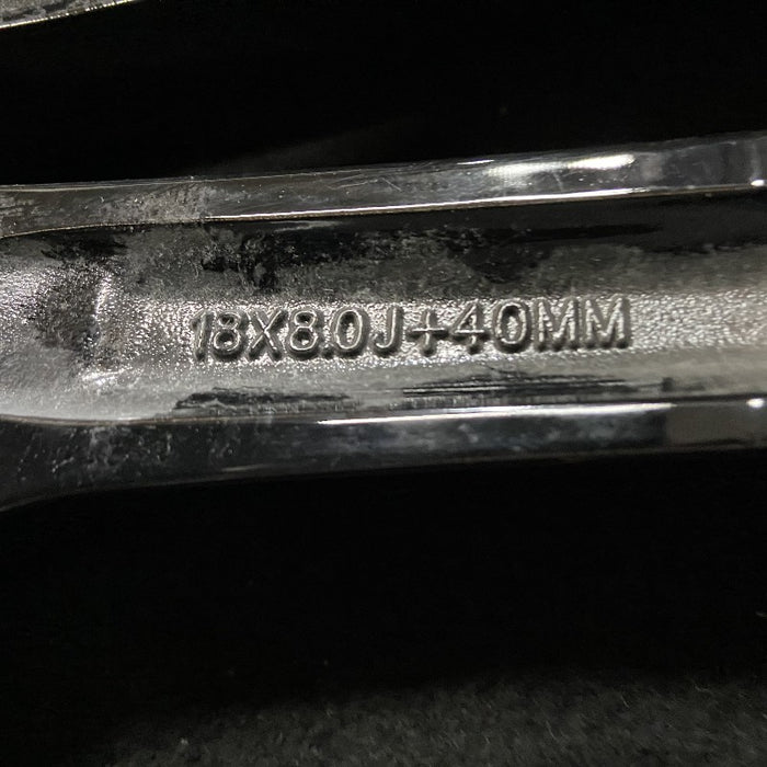 18" FORD MUSTANG 18-22 18x8 aluminum 10 spoke 5 split spoke Original OEM Wheel Rim