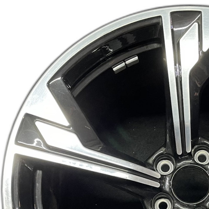 20" AUDI RS5 19 20x9 alloy Fastback sportback flared spoke machined face w/ inlay Original OEM Wheel Rim