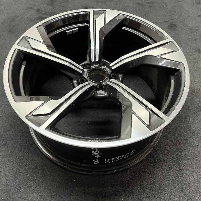 20" AUDI RS5 19 20x9 alloy Fastback sportback flared spoke machined face w/ inlay Original OEM Wheel Rim