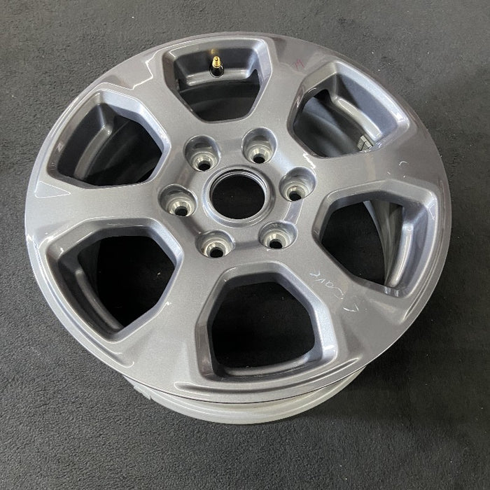 17" FORD BRONCO 21-22 17x7-1/2 aluminum 6 spoke gray carbized Original OEM Wheel Rim