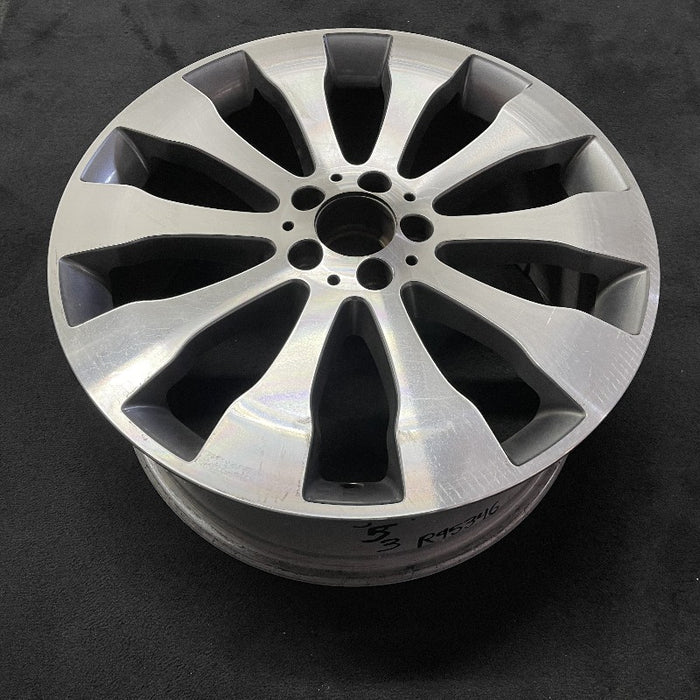 20" MERCEDES GLS-CLASS 17 166 Type GLS350d 20x8-1/2 10 spoke individual spokes sales code 58R Original OEM Wheel Rim