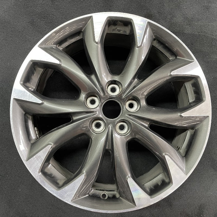 19" MAZDA CX-5 16 aluminum 19x7 10 curved spokes machined spoke ends  inlay Original OEM Wheel Rim