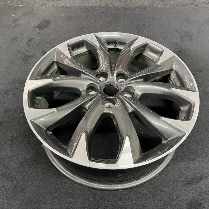 19" MAZDA CX-5 16 aluminum 19x7 10 curved spokes machined spoke ends  inlay Original OEM Wheel Rim