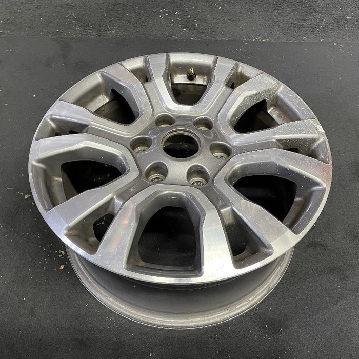 18" FORD RANGER 19 18x8 aluminum 6 spoke machined face with  pockets center in gray U spoke Original OEM Wheel Rim