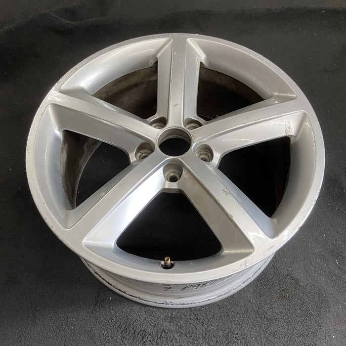 18" AUDI A4 12 18x8 alloy 5 spoke design straight spoke design Original OEM Wheel Rim