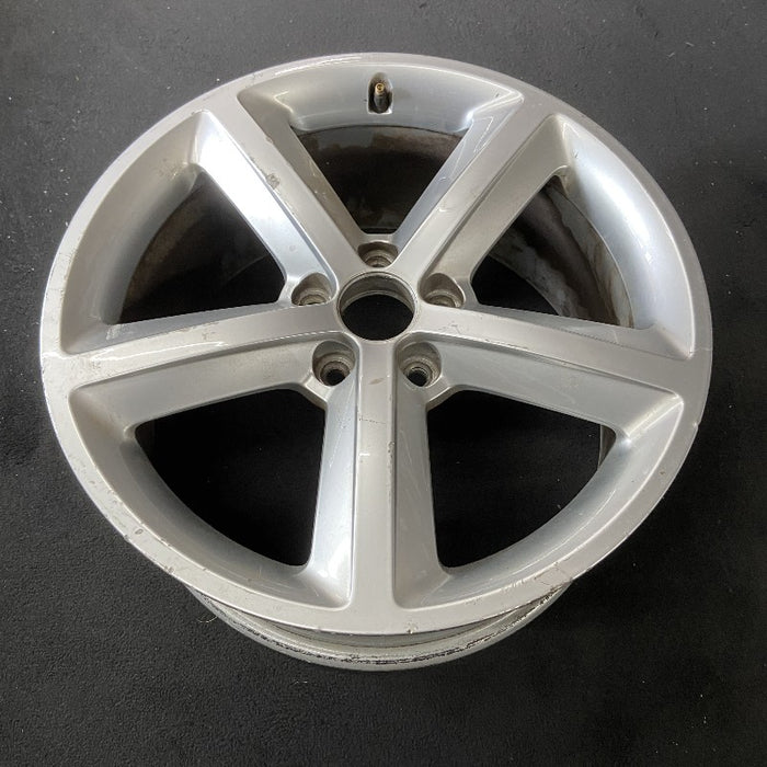 18" AUDI A4 12 18x8 alloy 5 spoke design straight spoke design Original OEM Wheel Rim