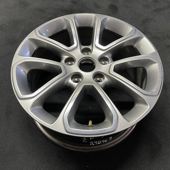 18" GRAND CHEROKEE 14 18x8 aluminum polished with pockets opt WBL Original OEM Wheel Rim