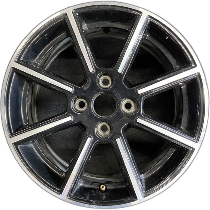 16" FORD FIESTA 15-17 16x6-1/2 8 spoke machined spoke face  black background Original OEM Wheel Rim