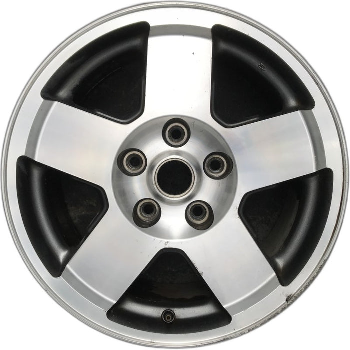 17" COMMANDER 08 17x7-1/2 aluminum 5 spoke spokes step up to outer rim machined face Original OEM Wheel Rim