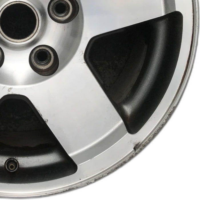 17" COMMANDER 08 17x7-1/2 aluminum 5 spoke spokes step up to outer rim machined face Original OEM Wheel Rim