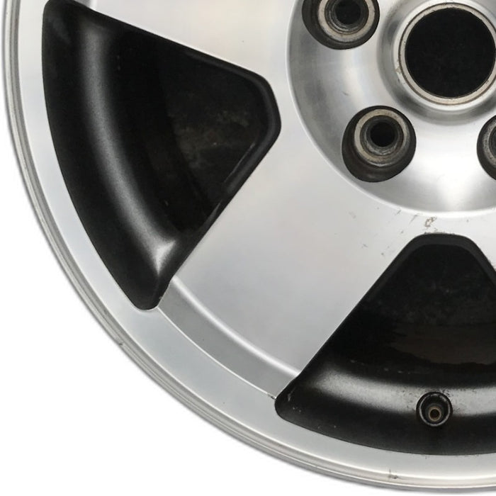 17" COMMANDER 08 17x7-1/2 aluminum 5 spoke spokes step up to outer rim machined face Original OEM Wheel Rim