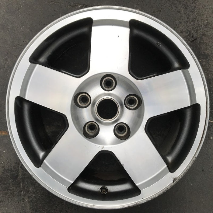 17" COMMANDER 08 17x7-1/2 aluminum 5 spoke spokes step up to outer rim machined face Original OEM Wheel Rim