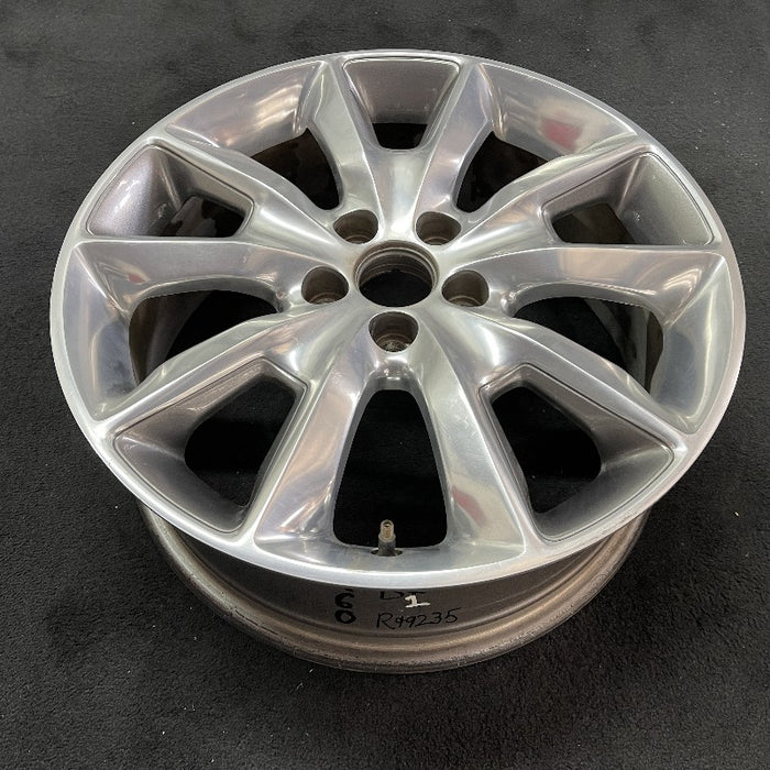 18" CHEROKEE 14-15 18x7 5 V spoke polished Original OEM Wheel Rim