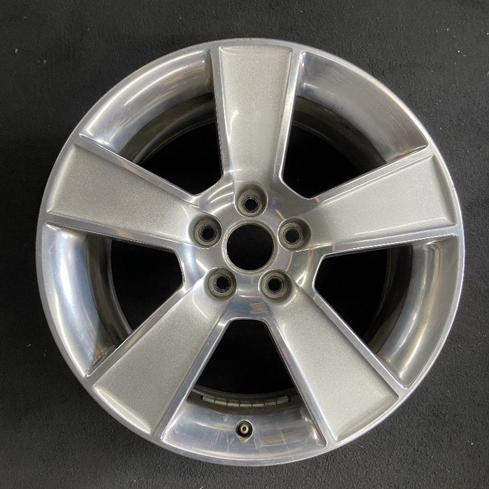 18" FORD MUSTANG 06-09 18x8-1/2 5 spoke aluminum wide flat spoke silver paint Original OEM Wheel Rim