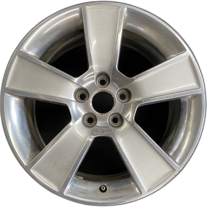 18" FORD MUSTANG 06-09 18x8-1/2 5 spoke aluminum wide flat spoke silver paint Original OEM Wheel Rim