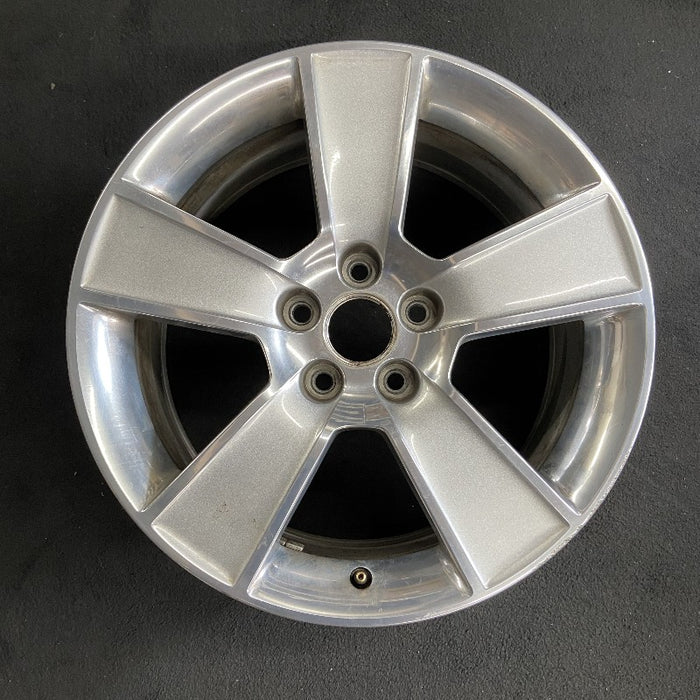 18" FORD MUSTANG 06-09 18x8-1/2 5 spoke aluminum wide flat spoke silver paint Original OEM Wheel Rim