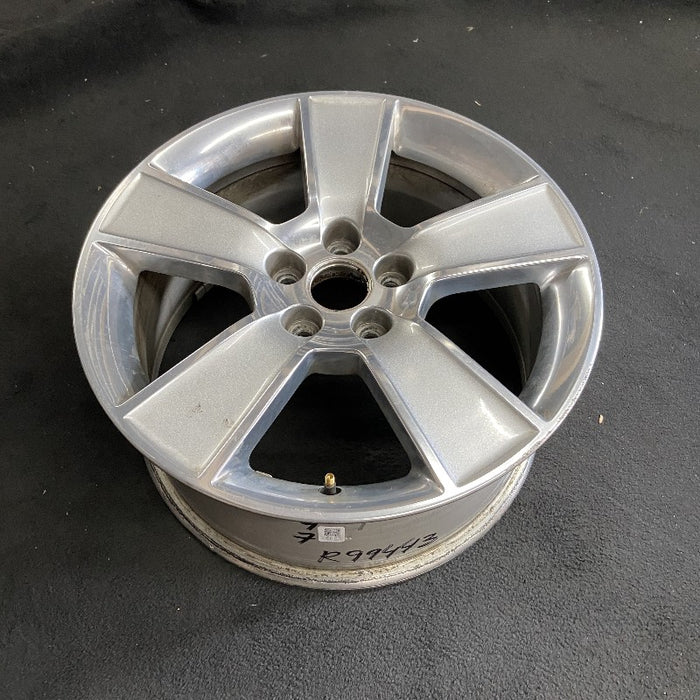 18" FORD MUSTANG 06-09 18x8-1/2 5 spoke aluminum wide flat spoke silver paint Original OEM Wheel Rim