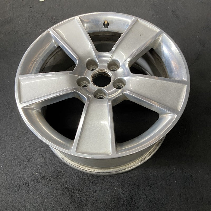 18" FORD MUSTANG 06-09 18x8-1/2 5 spoke aluminum wide flat spoke silver paint Original OEM Wheel Rim