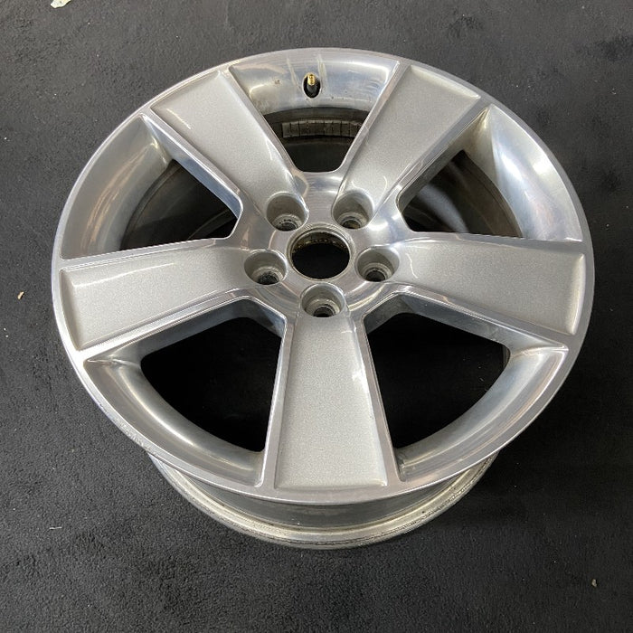 18" FORD MUSTANG 06-09 18x8-1/2 5 spoke aluminum wide flat spoke silver paint Original OEM Wheel Rim