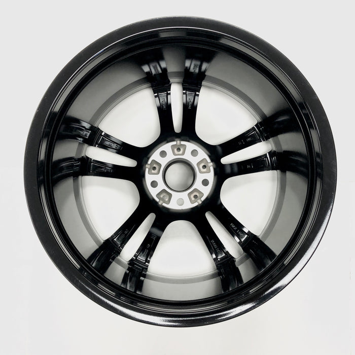 Brand New Single 20" 20x8.5 Front Wheel For BMW 5-Series 7-Series 2009-2015 GLOSS BLACK OEM Quality Replacement Rim